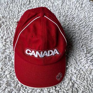HBC Team Canada Red Baseball Hat Trucker Cap 2006 TORINO - WINTER OLYMPICS